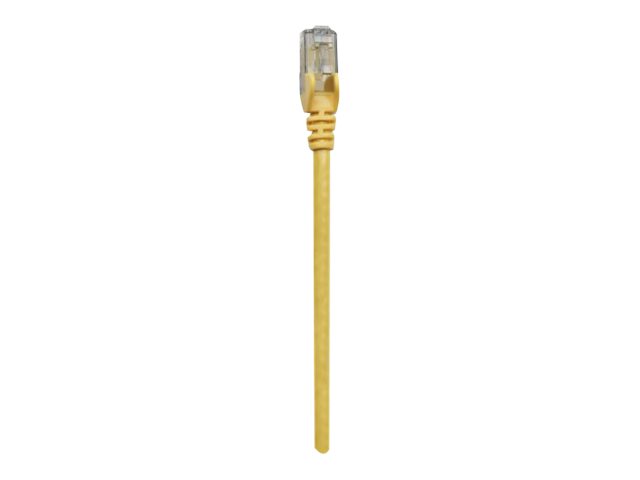 Intellinet Network Patch Cable, Cat6, 5m, Yellow, CCA, U/UTP, PVC, RJ45, Gold Plated Contacts, Snagless, Booted, Lifetime Warranty, Polybag - patch cable - 5 m - yellow