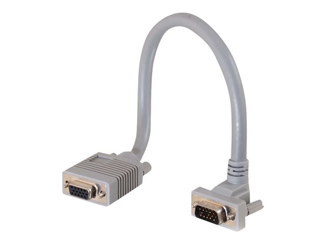 C2G Premium SXGA 90° Down Angled - VGA extension cable - 50 cm