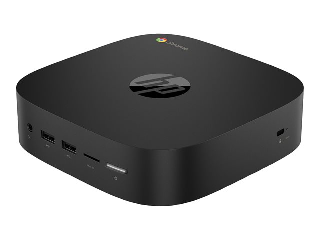 HP Chromebox G2 - Mini - 1 x Core i5 7300U / 2.6 GHz - RAM 8 GB - SSD 64 GB - HD Graphics 620 - GigE - WLAN: 802.11a/b/g/n/ac, Bluetooth 4.2 - Chrome OS - monitor: none - sparkling black