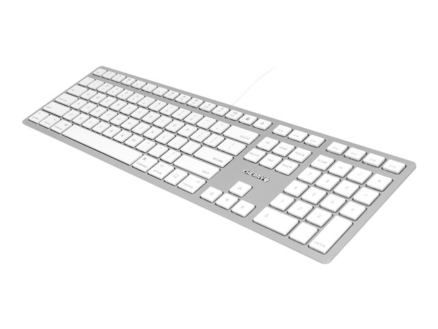 CHERRY KC 6000 SLIM FOR MAC - Keyboard - USB - US - key switch: CHERRY SX - silver