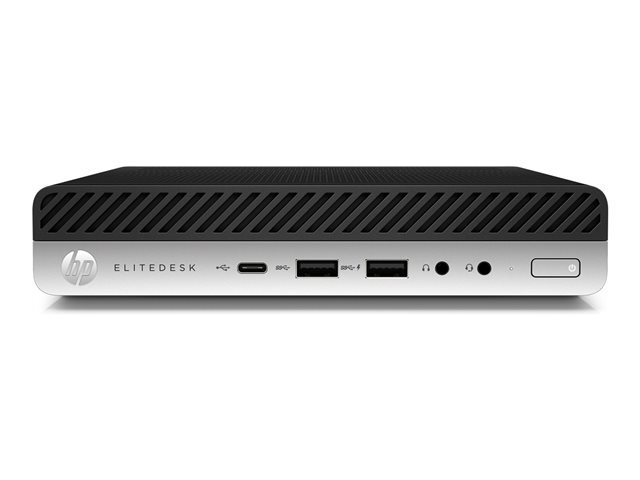 HP EliteDesk 800 G5 - mini desktop Core i5 8500T 2.1 GHz - 8 GB - SSD 256 GB