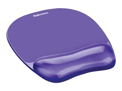 Fellowes Gel Crystal - mouse pad with wrist pillow
