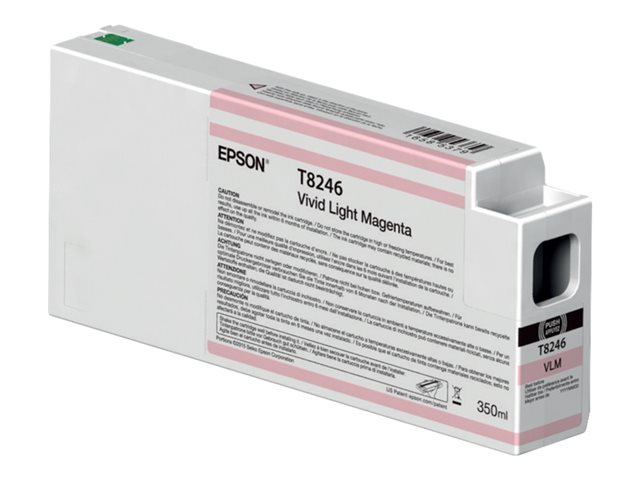 Epson T8246 - vivid light magenta - original - ink cartridge