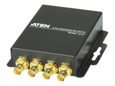 ATEN VanCryst VS146 3G/HD/SD-SDI Splitter - video splitter - 6 ports