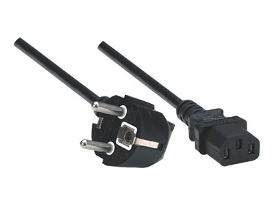 POWER CABLE/CORD EU 2PIN/C13FEM -KETTLE LEAD 1.8M BLACK POLYBAG