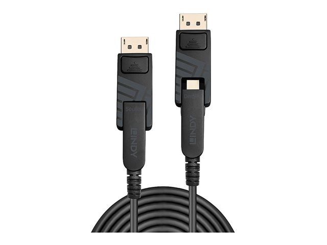 10M FIBRE OPTIC HYBRID MINI DISPLAYPORT 1.4 CABLE