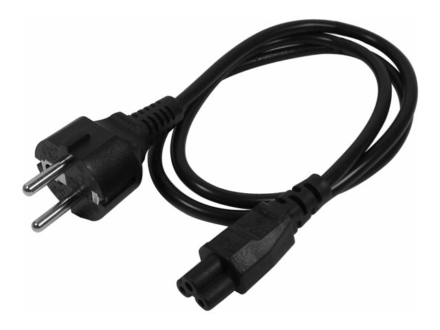 StarTech 3m (10ft) Laptop Power Cord, EU Schuko to C5, 2.5A 250V, 18AWG, Notebook / Laptop Replacement AC Cord, Printer/Power Brick Cord, Schuko CEE 7/7 to Clover Leaf IEC 60320 C5 - Laptop Charger Cable (753E-3M-POWER-LEAD) - Power cable - power CEE 7/7 