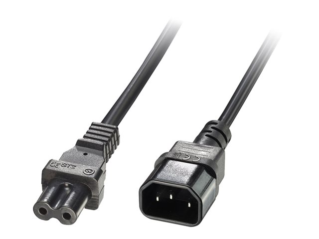 Lindy - power cable - power IEC 60320 C7 to IEC 60320 C14 - 1 m