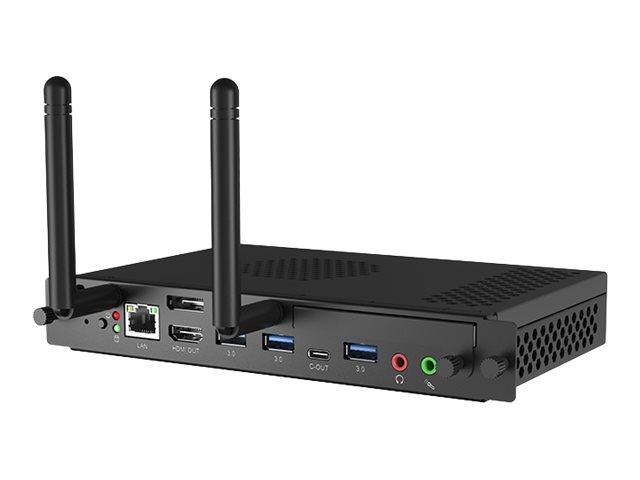 Avocor - Slot-in digital signage player - 16 GB RAM - Intel Core i7 - SSD - 256 GB - Windows 11 Pro - 4K UHD (2160p) - 60 fps - black
