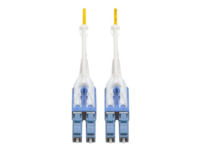 Eaton Tripp Lite Series Duplex Singlemode 9/125 Fiber Patch Cable (LC/LC), Push/Pull Tabs, 3 m (10 ft.) - patch cable - 3 m - yellow