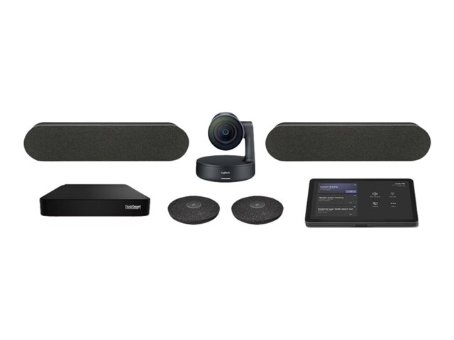 Logitech Large Microsoft Teams Rooms on Windows with Tap + Rally Plus + Lenovo ThinkSmart Core - Video conferencing kit - with 90 days Logitech JumpStart registration - Certified for Microsoft Teams Rooms
