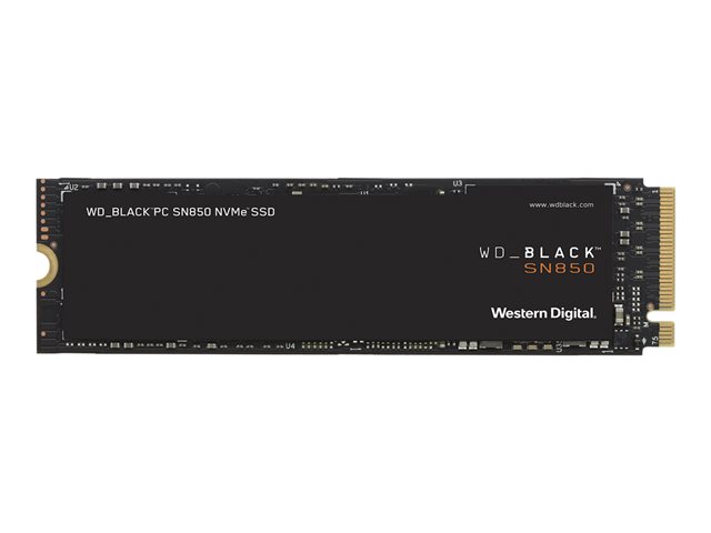 WD Black SN850 NVMe SSD WDS100T1X0E - SSD - 1 TB - PCIe 4.0 x4 (NVMe)