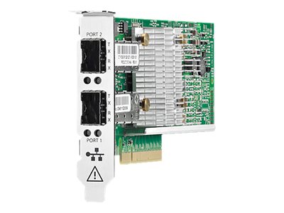 HPE StoreFabric CN1100R Dual Port Converged Network Adapter - Network adapter - PCIe 2.0 x8 low profile - 10Gb Ethernet x 2 - for Apollo 4510 Gen10, ProLiant XL170r Gen10, XL190r Gen10, StoreEasy 3850