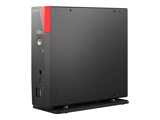 Fujitsu ESPRIMO G7012A - Ultra compact mini PC - Ryzen 7 Pro 5850U / 1.9 GHz - RAM 16 GB - SSD 512 GB - Radeon Graphics - GigE, Bluetooth 5.2 - WLAN: 802.11a/b/g/n/ac/ax, Bluetooth 5.2 - Win 11 Pro - monitor: none - with 3 Years 9x5 Fujitsu Support Pack N