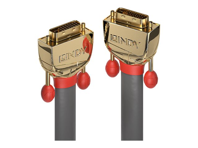 Lindy Gold - DVI cable - DVI-D to DVI-D - 15 m