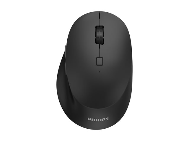 Philips 5000 Series SPK7507B - Mouse - ergonomic - right-handed - optical - 6 buttons - wireless - 2.4 GHz - USB wireless receiver