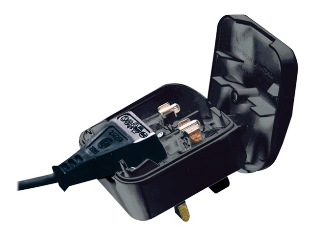 EURO PLUG TO UK PLUG CONVERTER BLACK