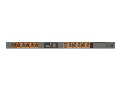 Geist Switched Upgradeable Unit Level Monitoring EC MUS3EGM0-12P027-2C20A9A00-S - vertical form factor - power distribution unit - 3.6 kW