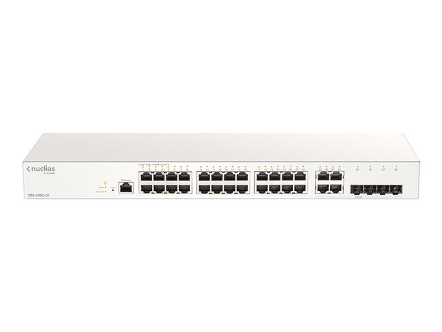 D-Link Nuclias Cloud-Managed DBS-2000-28 - Switch - 24 x 10/100/1000 + 4 x combo SFP