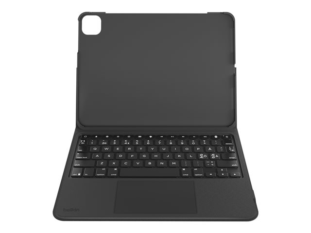Belkin Connect Pro - keyboard and folio case (protective case) - with cradle - with trackpad - black Input Device