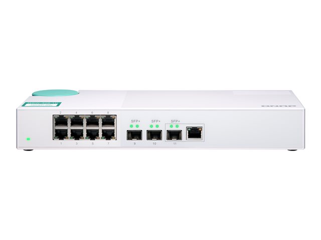 QSW-308-1C SWITCH 8PORT 1GBPS 3PORT SFP+ 1RJ45 10G COMBOPORT