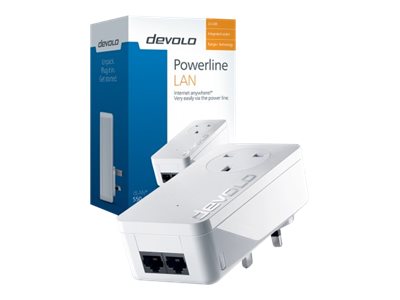 devolo dLAN 550 duo+ - powerline adapter - wall-pluggable