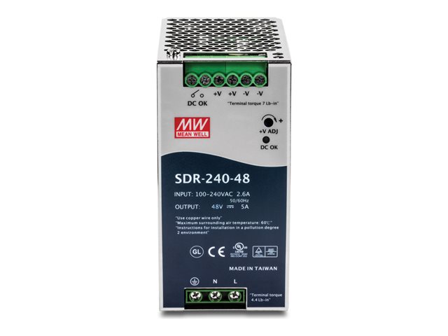 TRENDnet TI-S24048 - power supply - 240 Watt - TAA Compliant