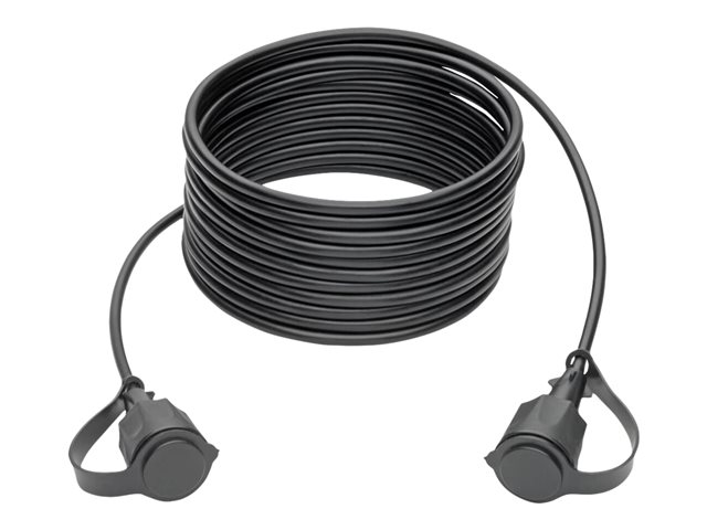 Tripp Lite Industrial Cat5e/Cat6 STP Patch Cable - RJ45 M/M, CMX Outdoor, IP68, 26 AWG, TAA, 16 ft. (5 m) - patch cable - TAA Compliant - 5 m - black