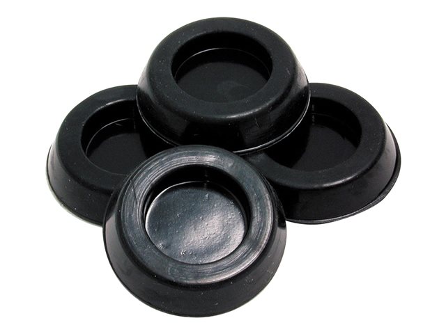 StarTech.com 1-1/4in Dia. Self-Adhesive Rubber Feet for PC Cases - System case feet (pack of 4) - RUBBERFEET - system case feet