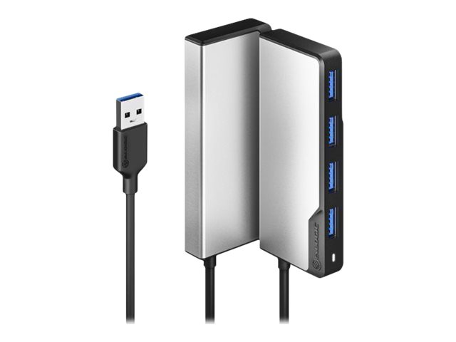 USB-A FUSION SWIFT 4-IN-1 HUB -SPACE GREY