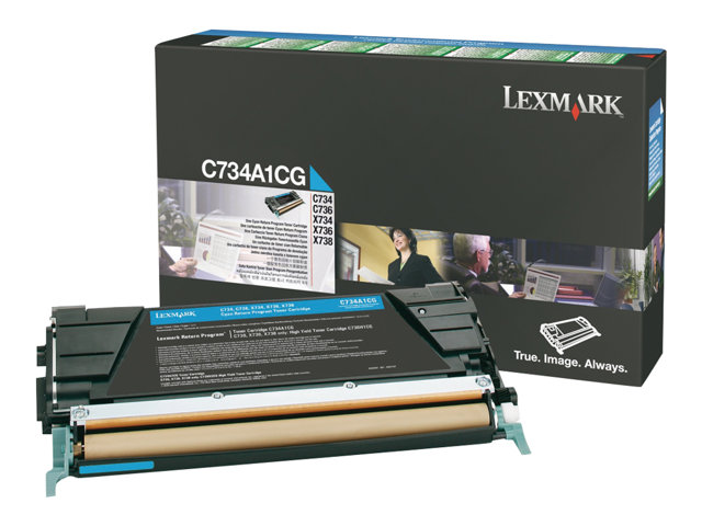 Lexmark - Toner cartridge - 1 x cyan - 6000 pages - LRP / LCCP