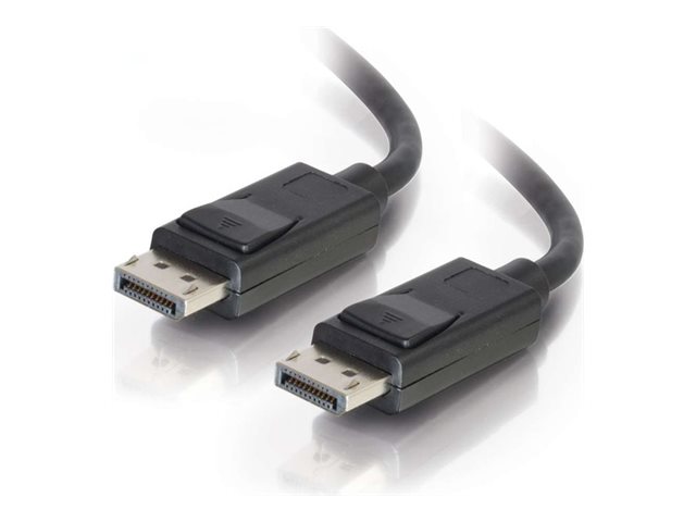 C2G 6ft Ultra High Definition DisplayPort Cable with Latches - 4K DisplayPort Cable - M/M - DisplayPort cable - DisplayPort (M) to DisplayPort (M) - 1.83 m - black