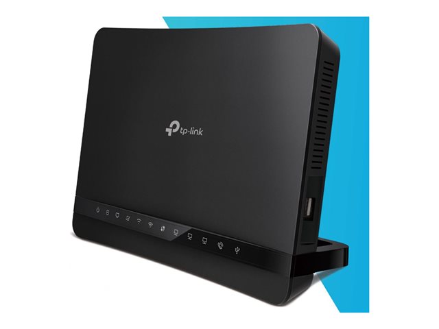TP-Link Aginet Archer VR1210v V2 - Wireless router - mesh - DSL modem 3-port switch - 1GbE - Wi-Fi 5 - Dual Band
