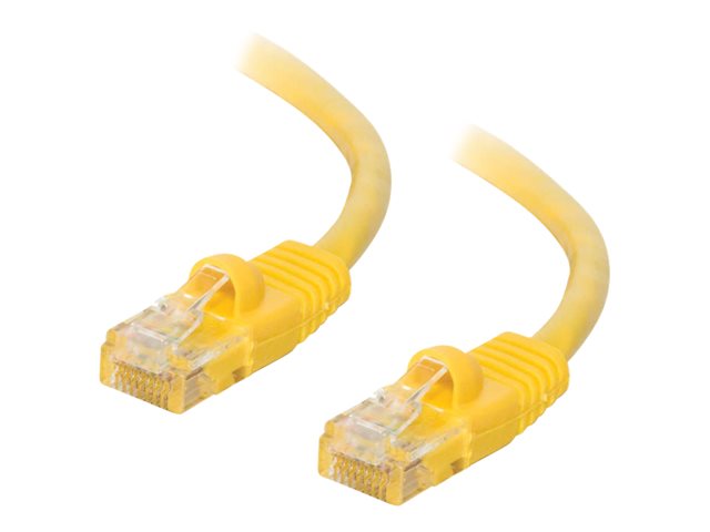 C2G Cat5e Booted Unshielded (UTP) Network Patch Cable - patch cable - 1.5 m - yellow