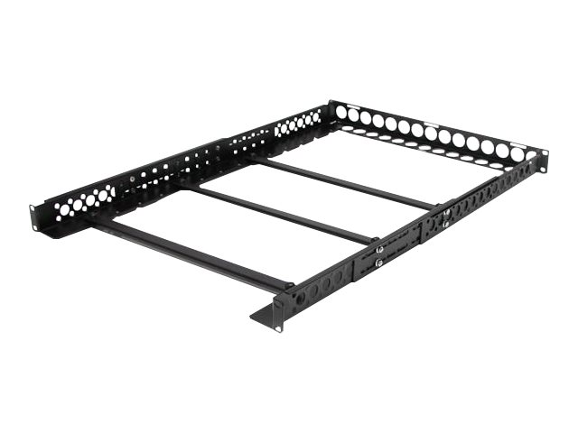 Startech 1U Universal Server Rack Rails - TAA Compliant Adjustable Depth Server Mounting Rails - 19inch Rack Mount Rails (UNIRAILS1U) - Rack rail - black - 1U - 19" - for P/N: RK2433BKM, RK2537BKM, RK3236BKF, RK4236BKB, RK4242BK24, RK4242BK30, RKQMCAB12V2
