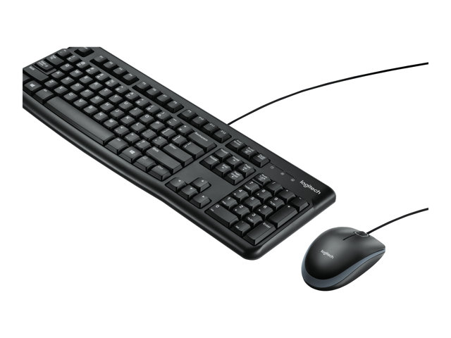 Logitech Desktop MK120 - keyboard and mouse set - Portuguese