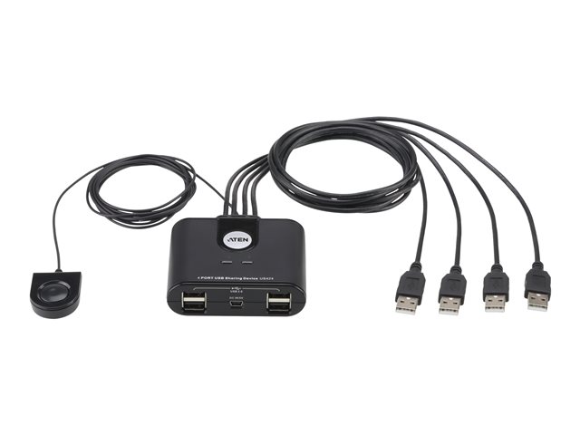ATEN US424 4-Port USB Peripheral Sharing Device - USB peripheral sharing switch