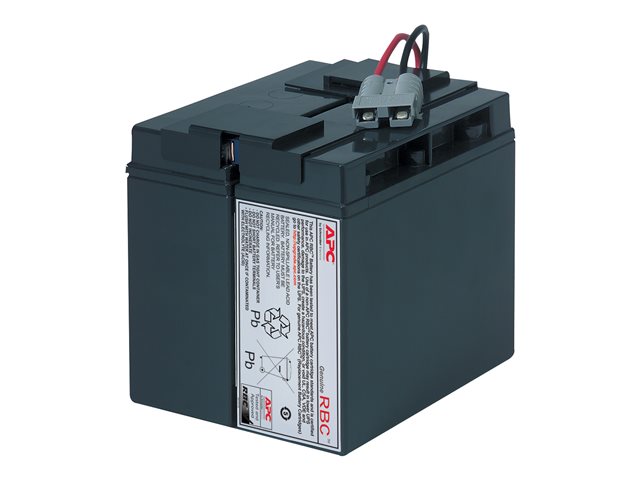 APC Replacement Battery Cartridge #7 - UPS battery - 1 x battery - Lead Acid - black - for P/N: SMT1500C, SMT1500CNC, SMT1500CUS, SMT1500I-AR, SMT1500IC, SMT1500NC, SMT1500X93