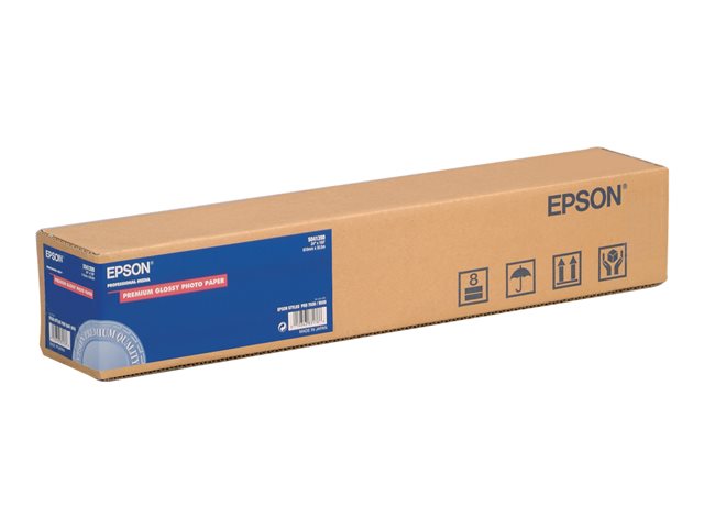 Epson Media, Media, Roll, Epson Premium Glossy Photo Paper Roll, Graphic Arts - Photographic Paper, Photo, 16 " x 30.5 m, 165 g/m2