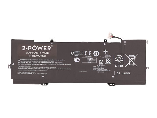2-Power - laptop battery - 11.55 V - Li-pol - 7280 mAh - 84 Wh