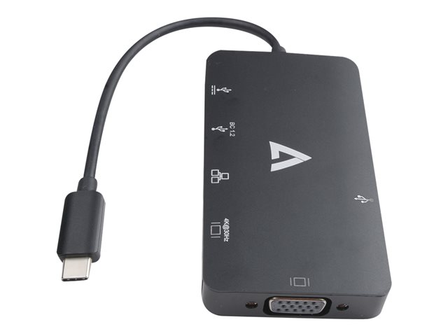 USB-C VIDEO + ETHERNET ADAPTER USB-C-USBAX2USB-CHDMIVGARJ45
