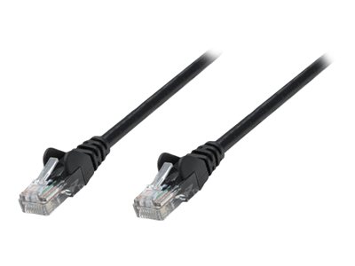 NETWORK CABLE CAT5E CCA 3M BLACK U/UTP SNAGLESS/BOOTED