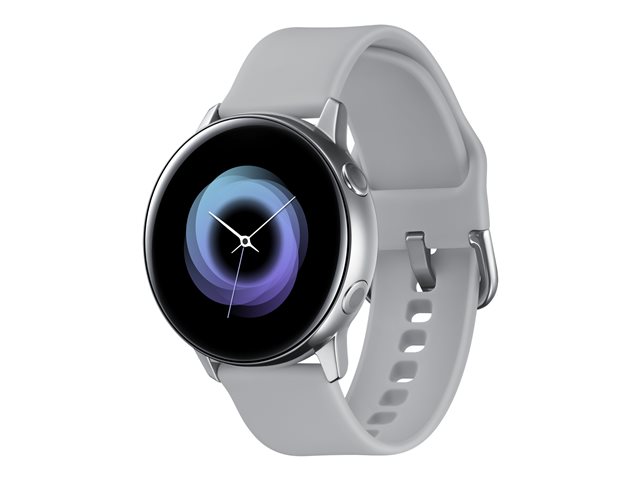 Samsung Galaxy Watch Active - silver - smart watch with band - 4 GB