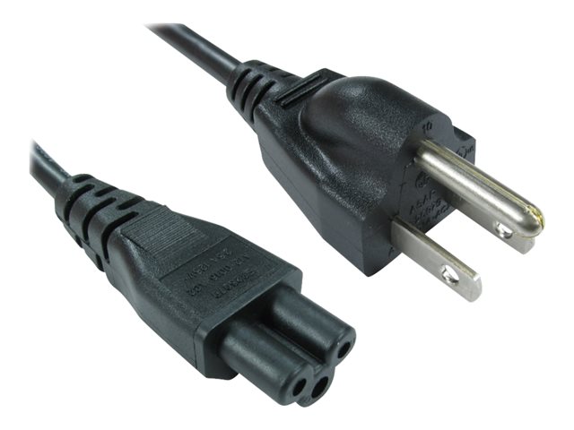 Cables Direct - power cable - IEC 60320 C5 to NEMA 5-15 - 2 m