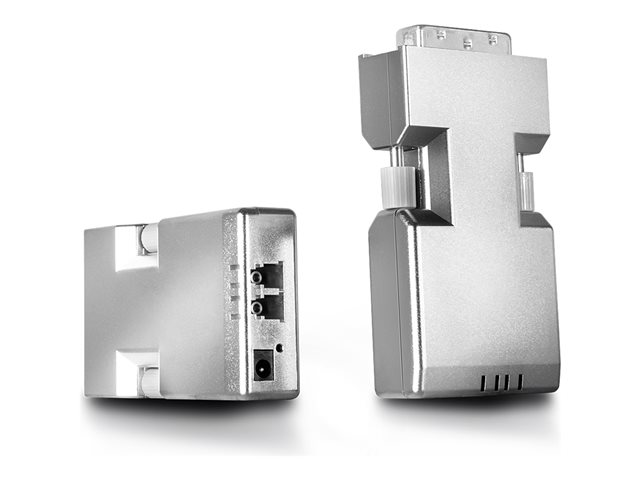 LINDY Fibre Optic DVI-D Extender (Transmitter and Receiver units) - video extender