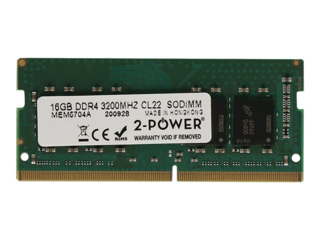 16GB DDR4 3200MHz CL22 SODIMM