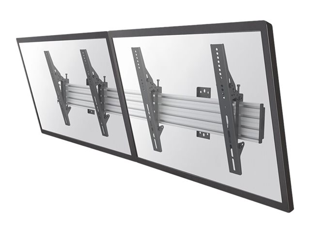 Neomounts NMPRO-WMB2 - Bracket - for 2 LCD displays - black - screen size: 32"-55" - wall-mountable