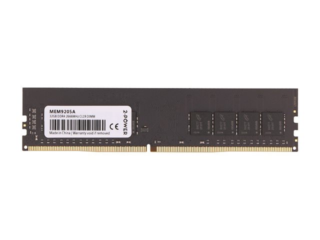 2-Power - DDR4 - module - 32 GB - DIMM 288-pin - 2666 MHz / PC4-21300 - unbuffered