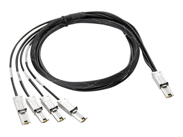 HP 2m Ext Mini-SAS to 4x1 Mini-SAS Cable