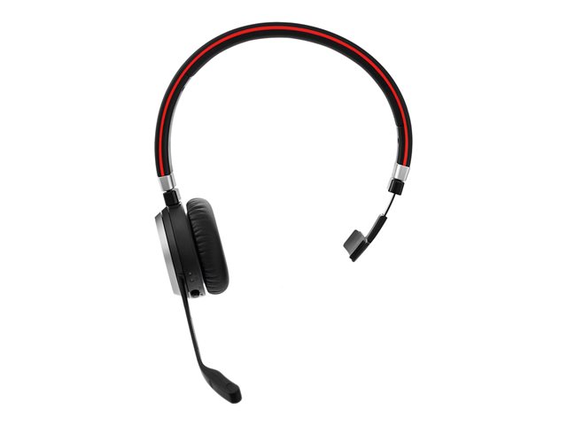 Jabra Evolve 65 SE UC Mono - Headset - on-ear - Bluetooth - wireless - USB - for Jabra Evolve, LINK 380a MS